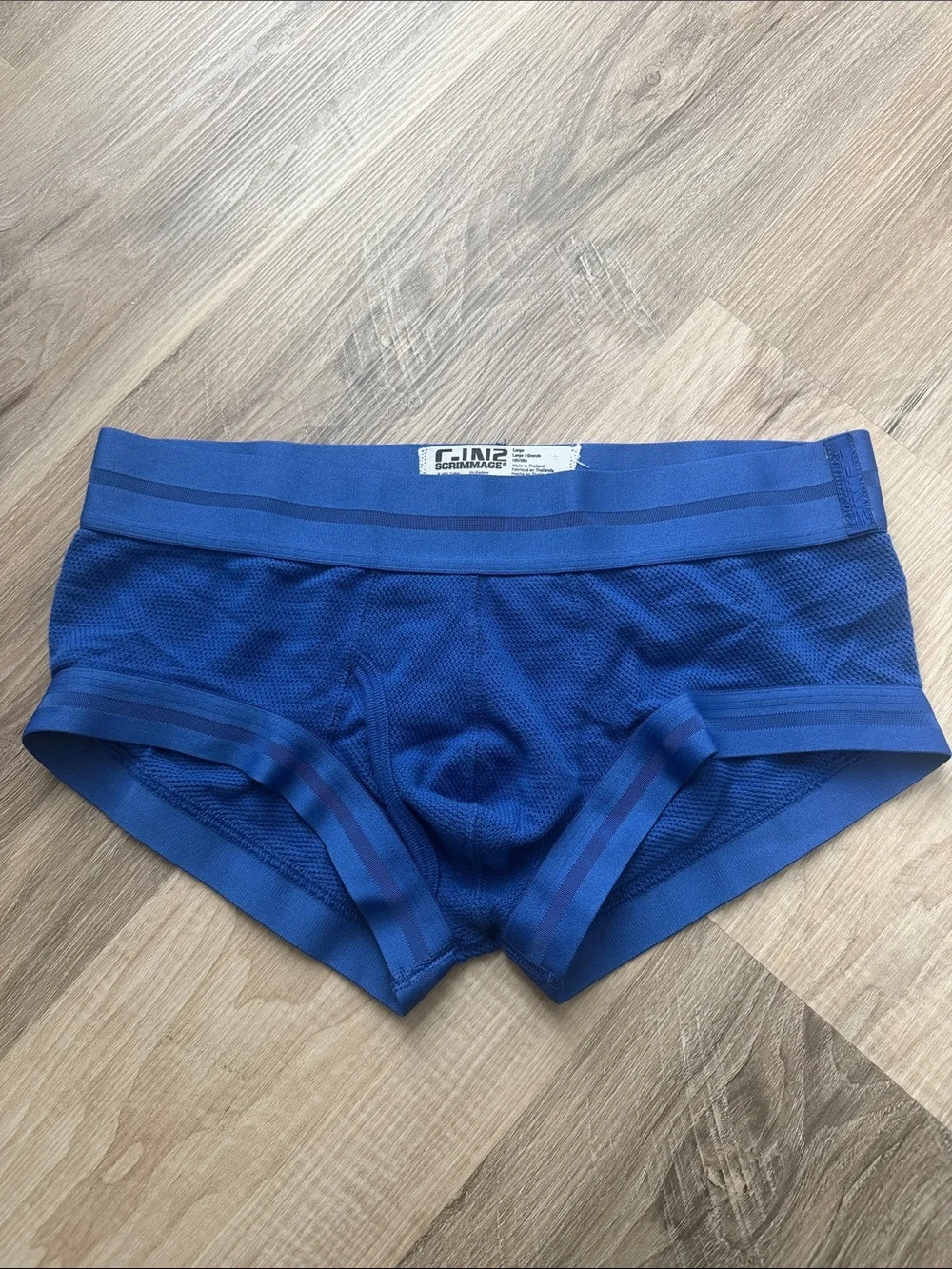 C-IN2 Men’s Blue Mesh Boxer Briefs